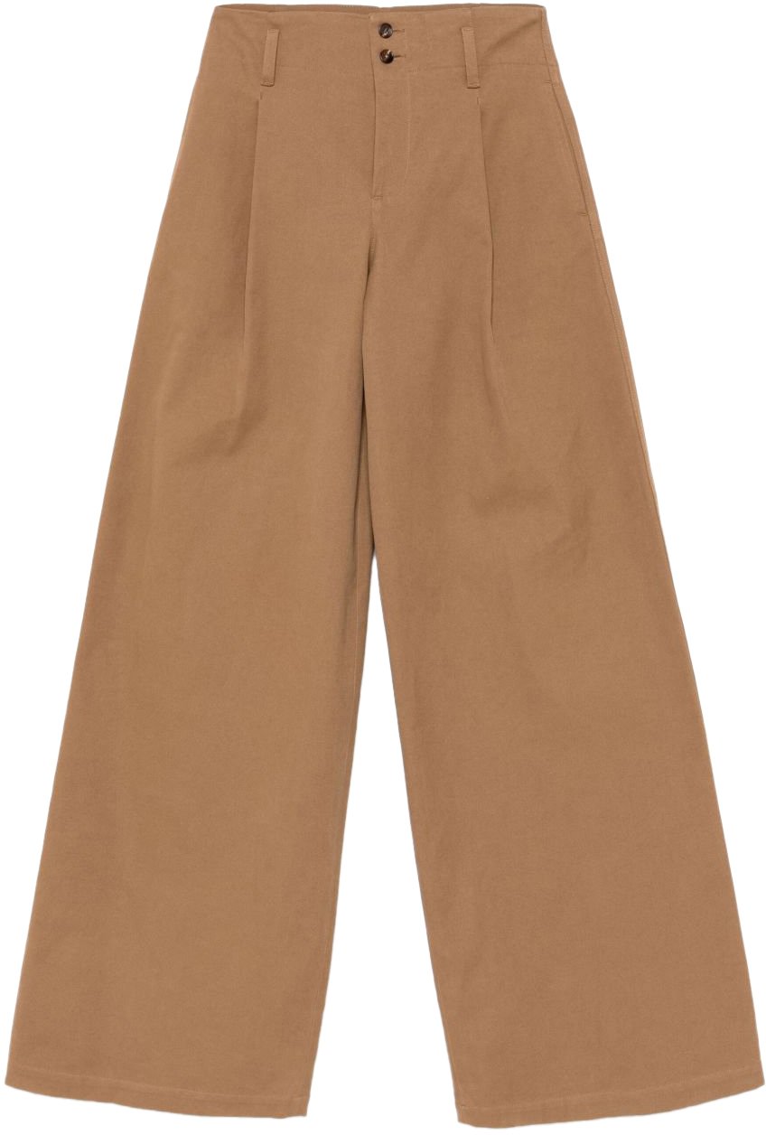 Chloé Trousers Brown Bruin