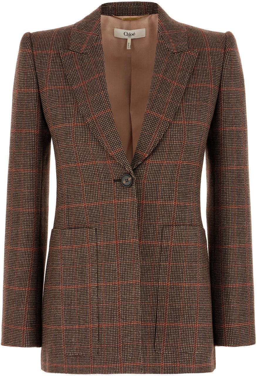 Chloé Chloe Embroidered wool blazer Divers