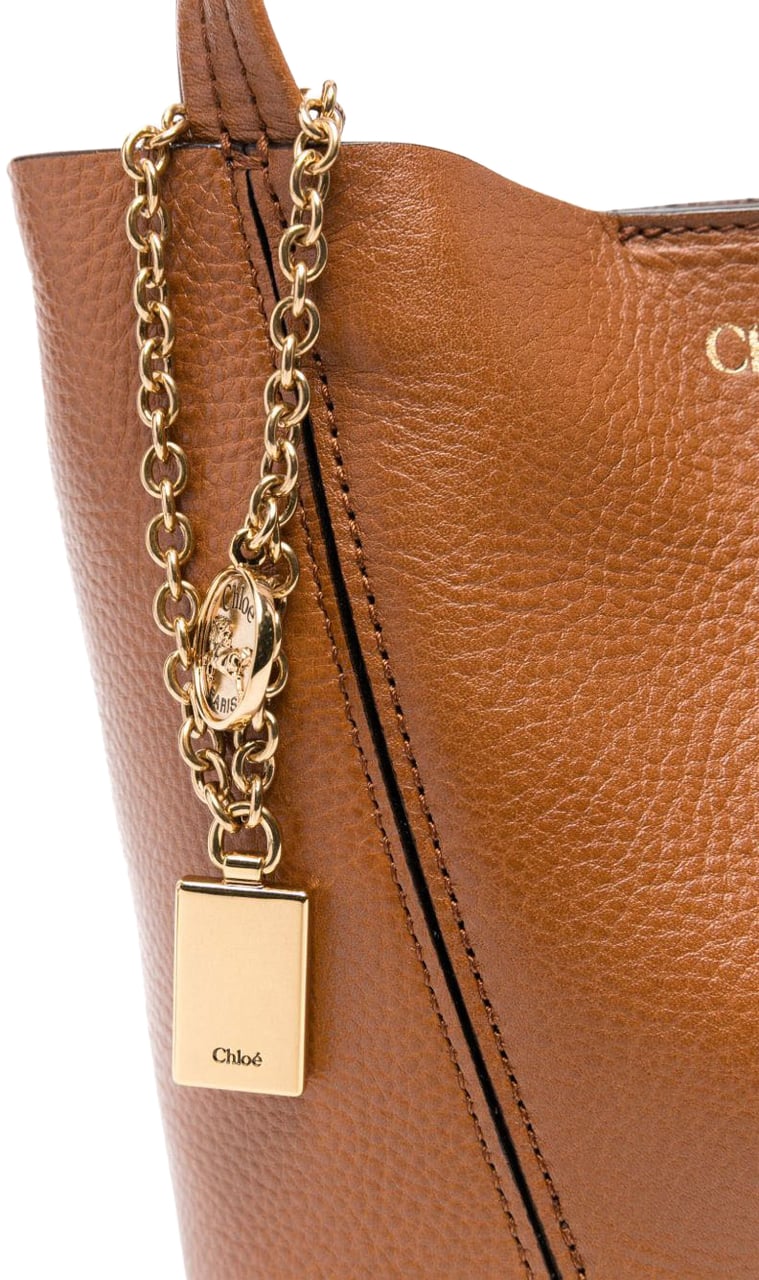 Chloé Bags Leather Brown Bruin