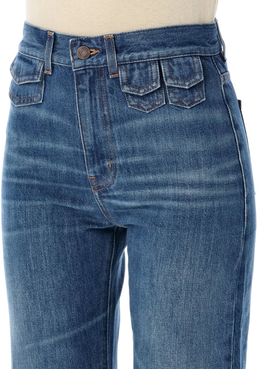 Chloé High-rise flare jeans Blauw