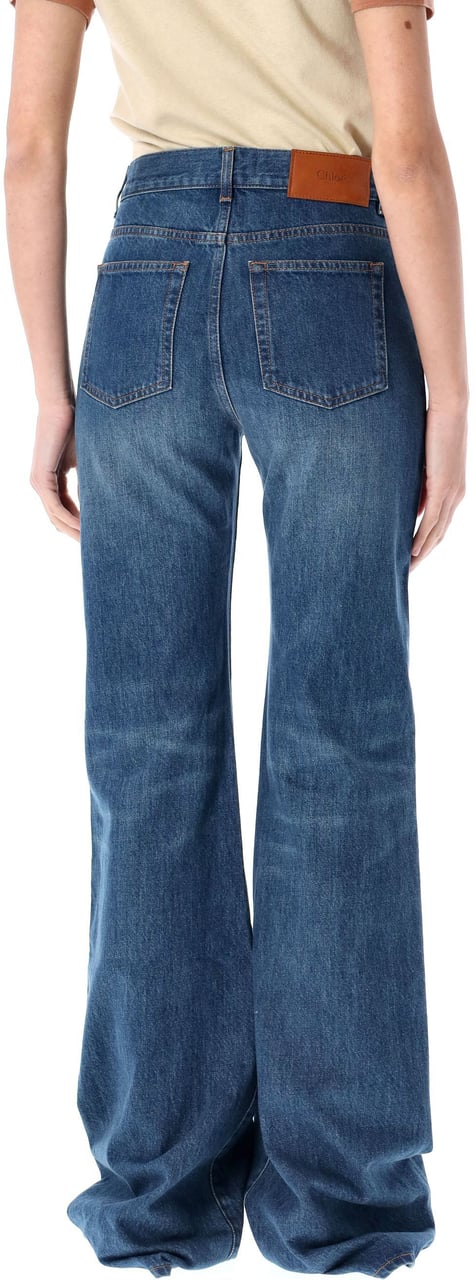 Chloé High-rise flare jeans Blauw