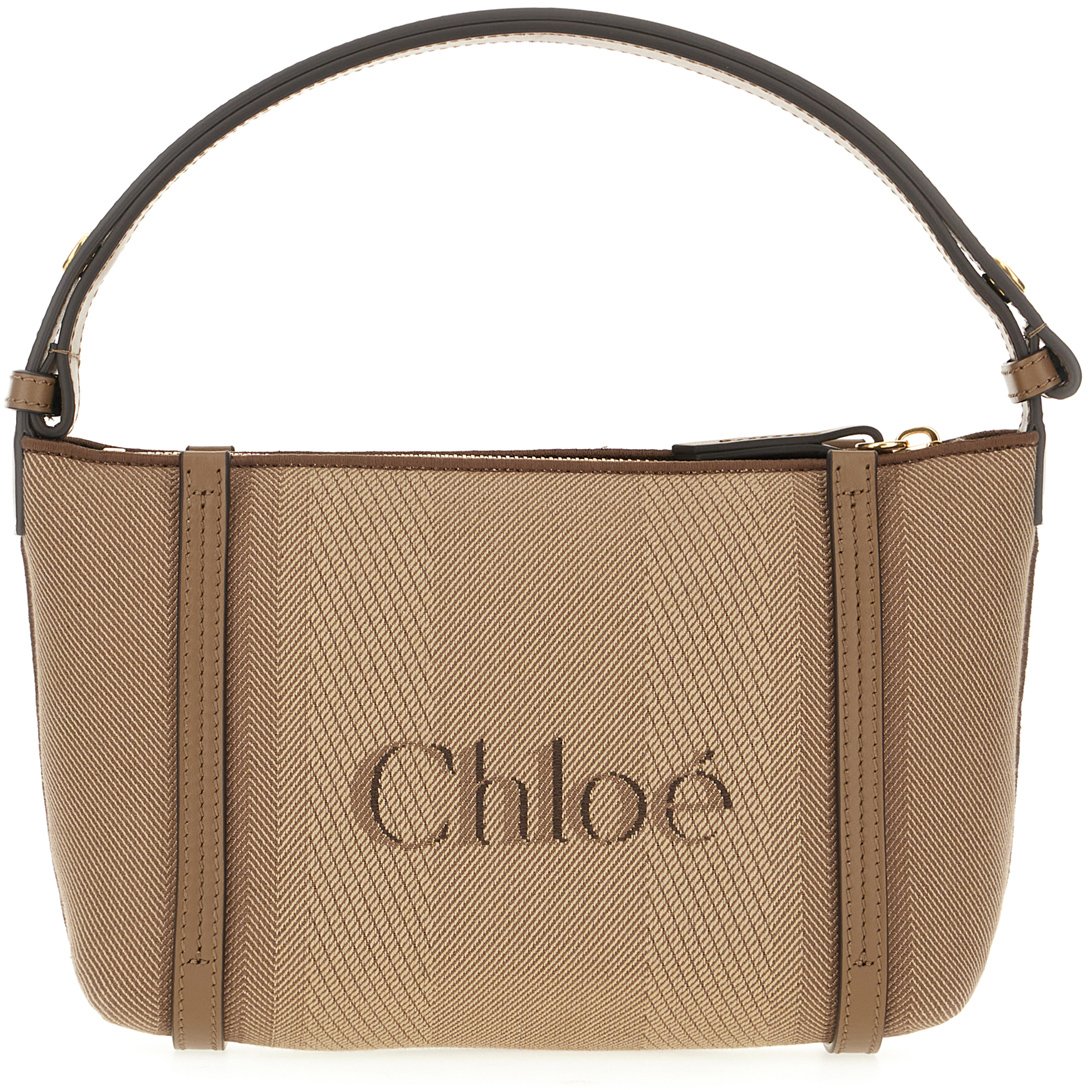 Chloé Chloe Multicolor canvas Carry shoulder bag Bruin