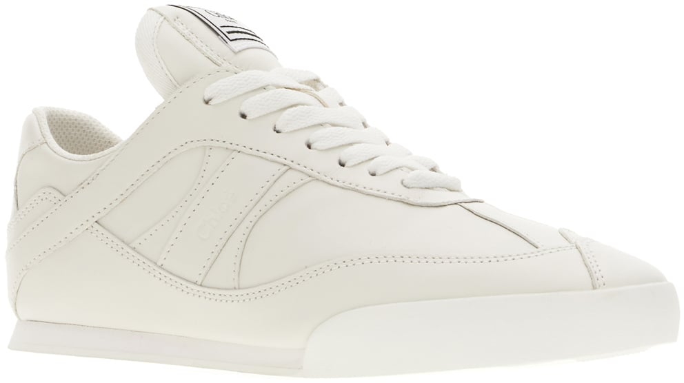 Chloé Chloe White leather Kick sneakers Wit