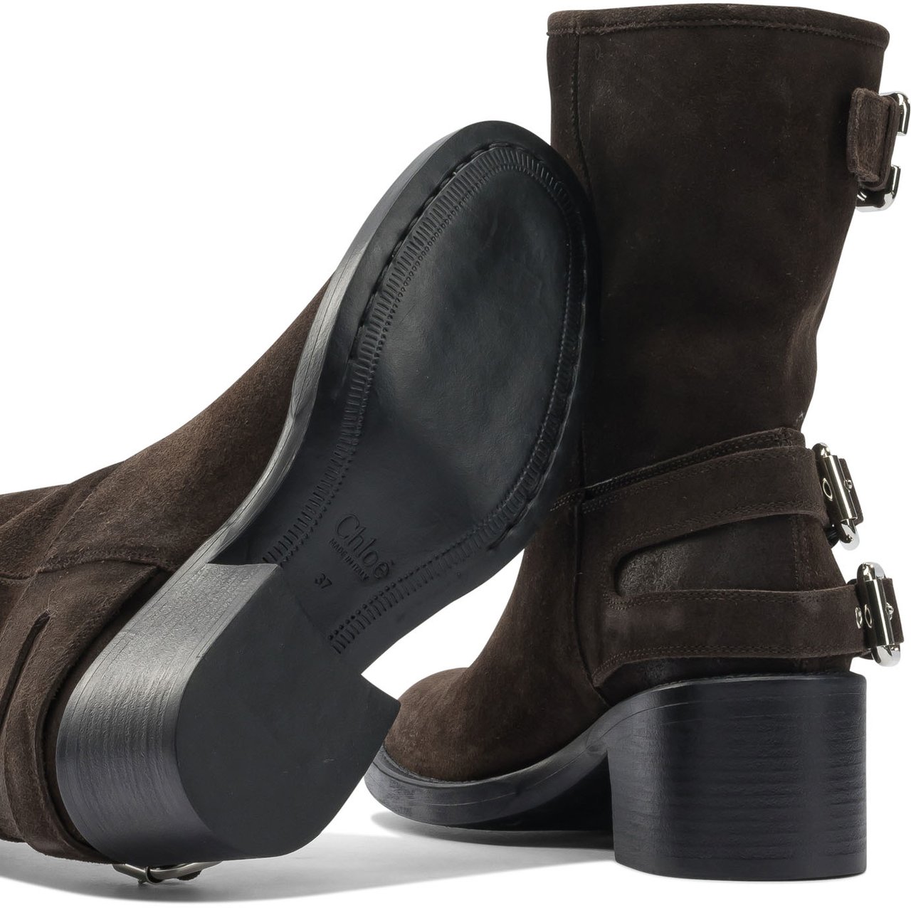 Chloé "Dakota" 60mm ankle boots Bruin