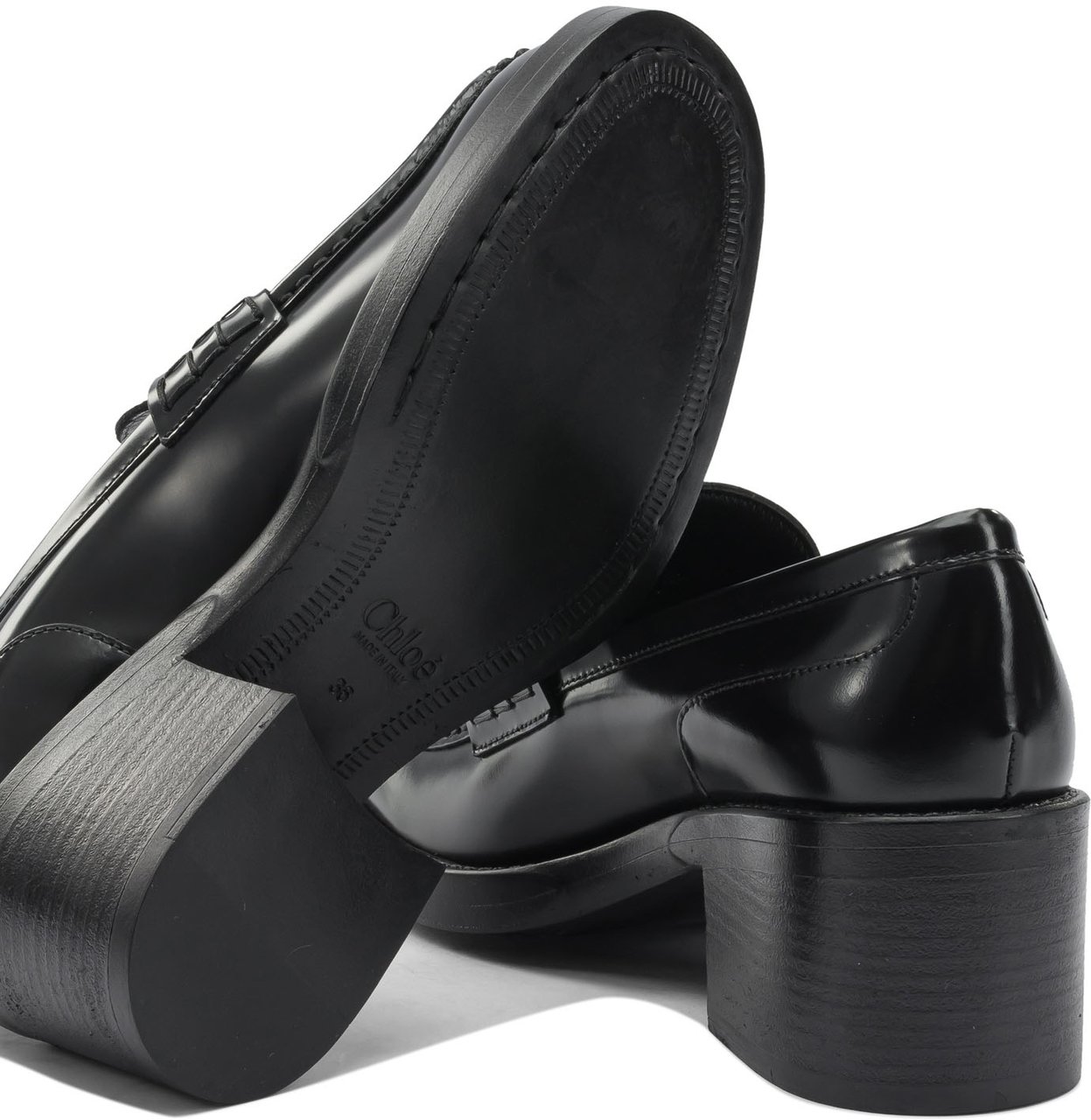 Chloé "Dakota" 60mm loafers Zwart