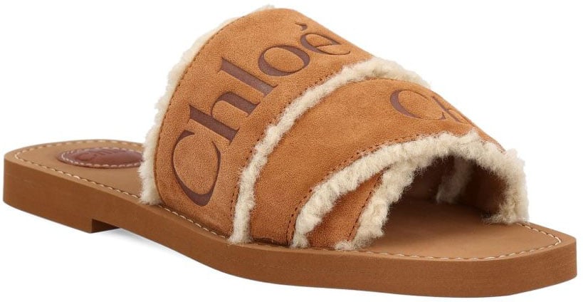 Chloé Sandals Marrone Chiaro Bruin