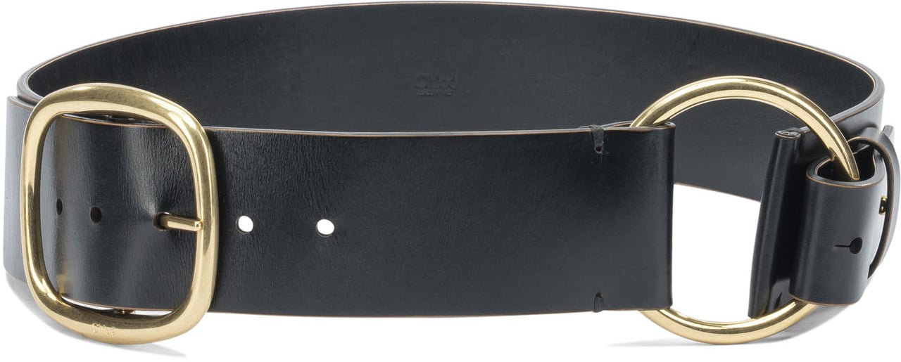 Chloé "Anita" Leather belt Zwart