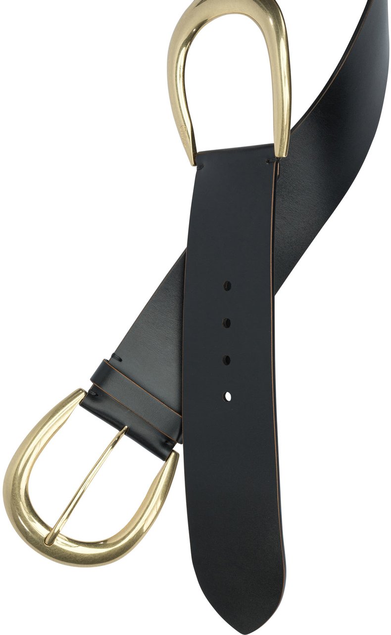 Chloé "Anita" Leather belt Zwart