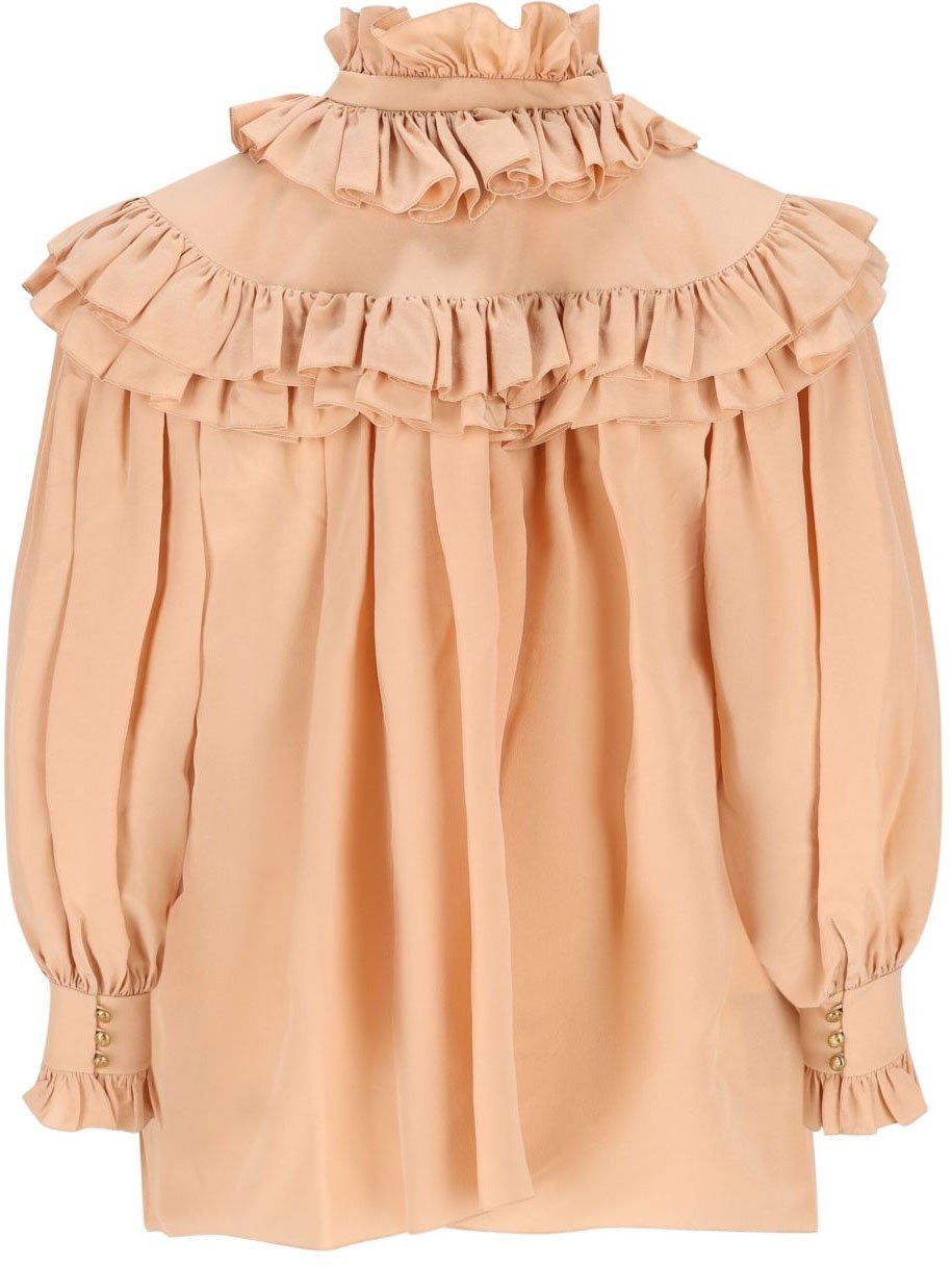 Chloé Top Powder Roze