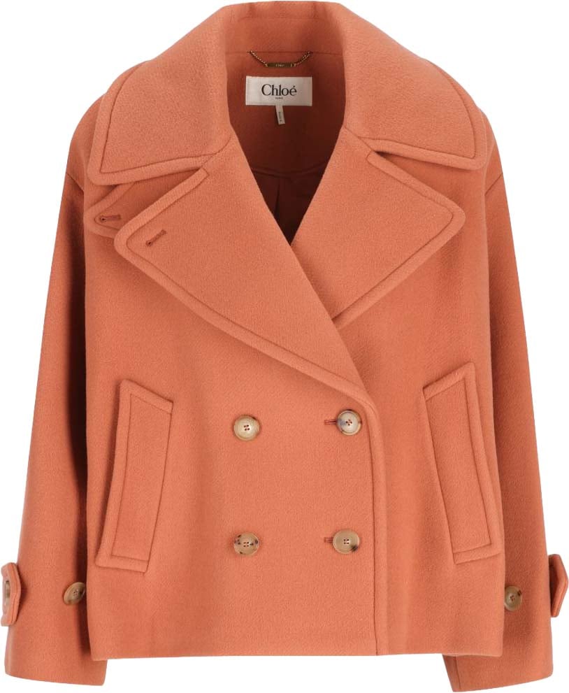 Chloé Coats Pink Roze