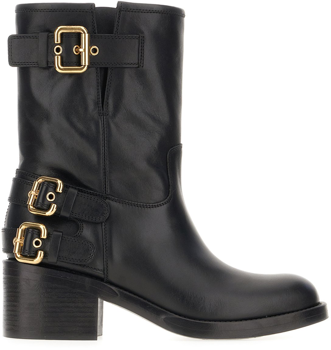 Chloé Chloe Black leather Dakota ankle boots Zwart