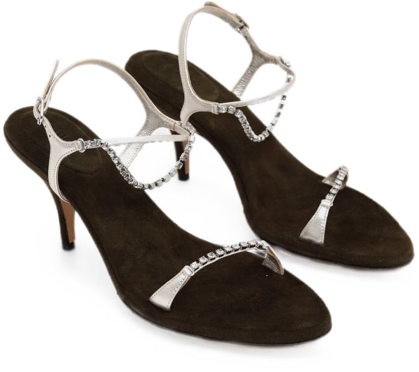 Chloé Sandals Kaki Donkergroen
