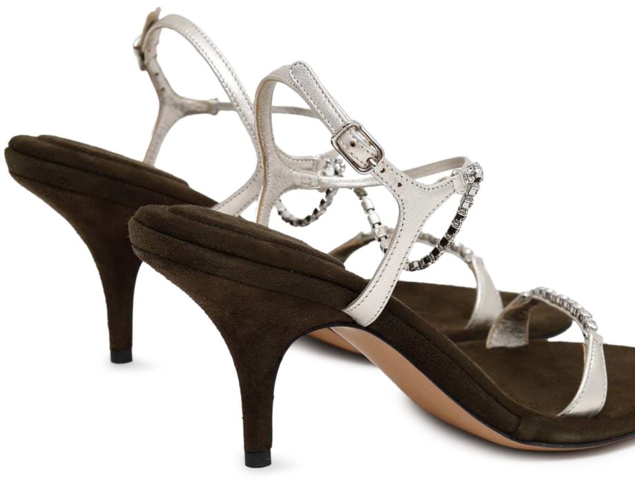 Chloé Sandals Kaki Donkergroen