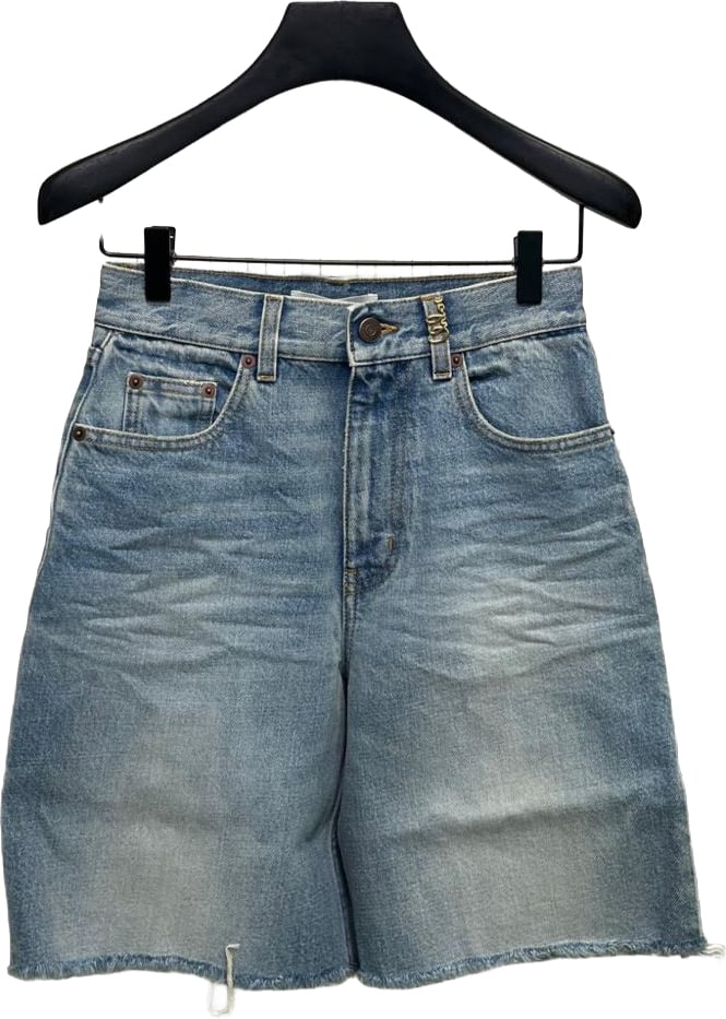 Chloé Shorts Light Blue Blauw