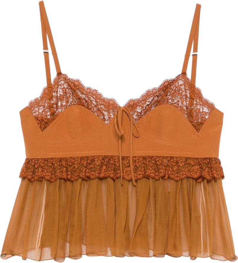Chloé Top Brown Bruin