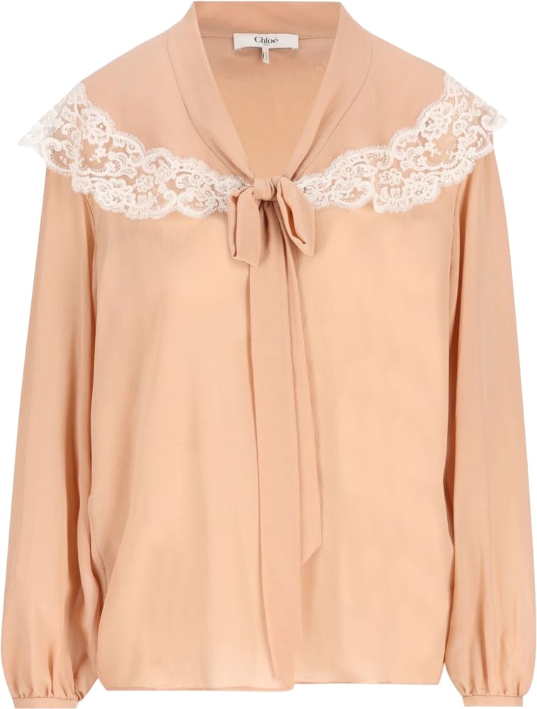 Chloé Shirts Pink Roze