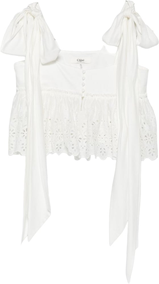 Chloé Top White Wit