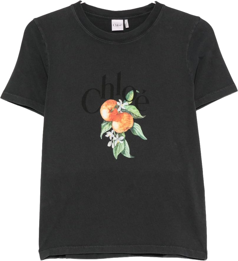 Chloé T-Shirts And Polos Black Zwart