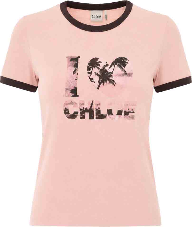 Chloé T-Shirts And Polos Pink Roze