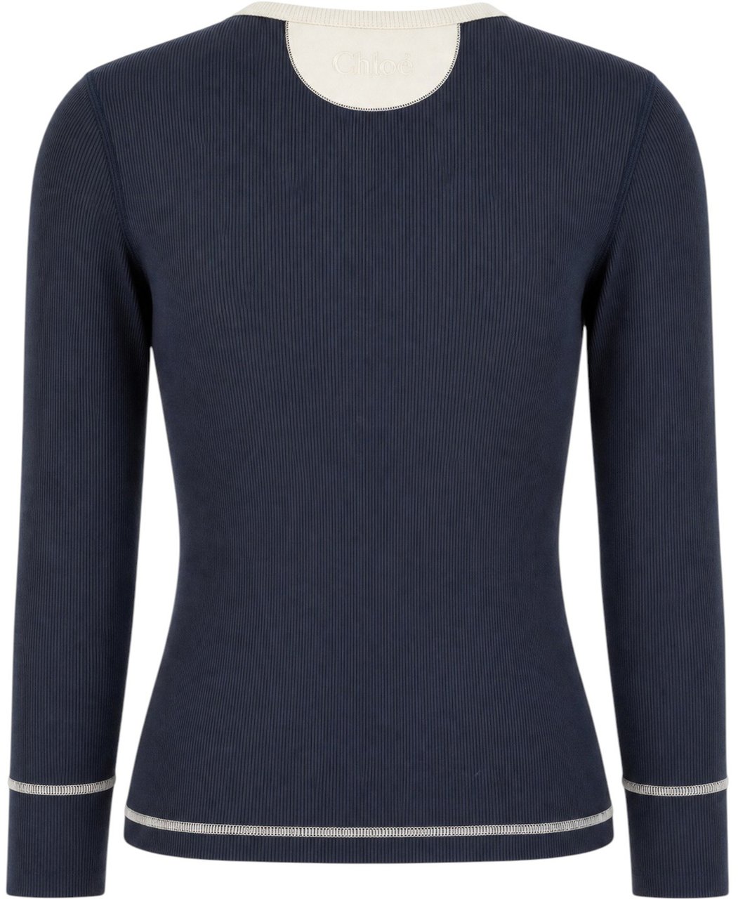 Chloé Chloe Two-tone blue cotton cardigan Divers
