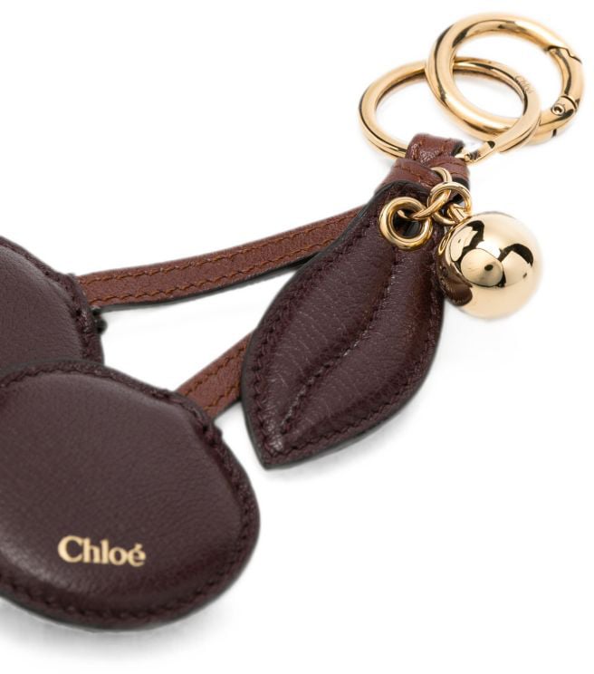 Chloé Keychains Bordeaux Maroon