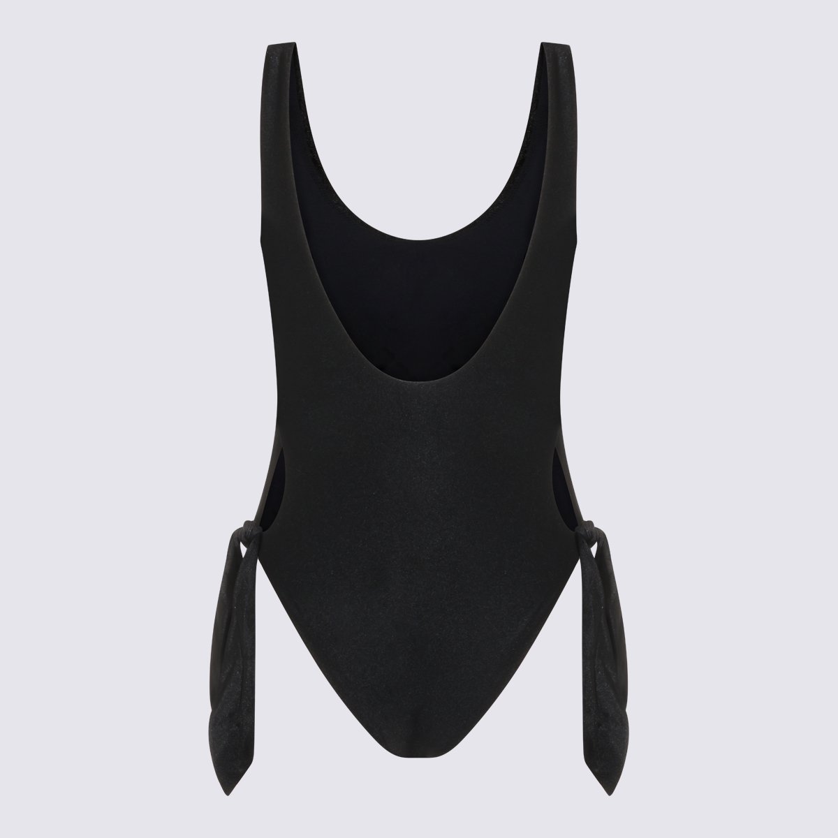 Chloé One-Piece Swimsuit with Tropical Parrot Print Zwart