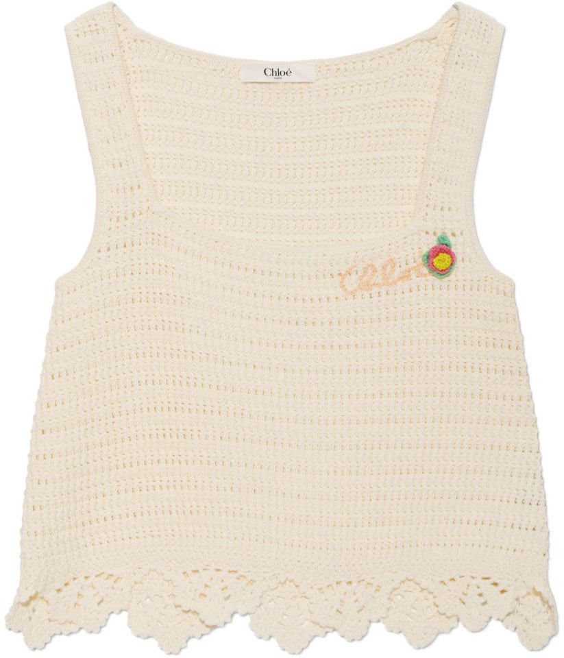 Chloé Top White Wit