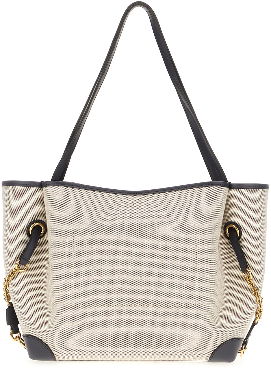 Chloé Chloe Beige canvas shoulder bag Neutraal