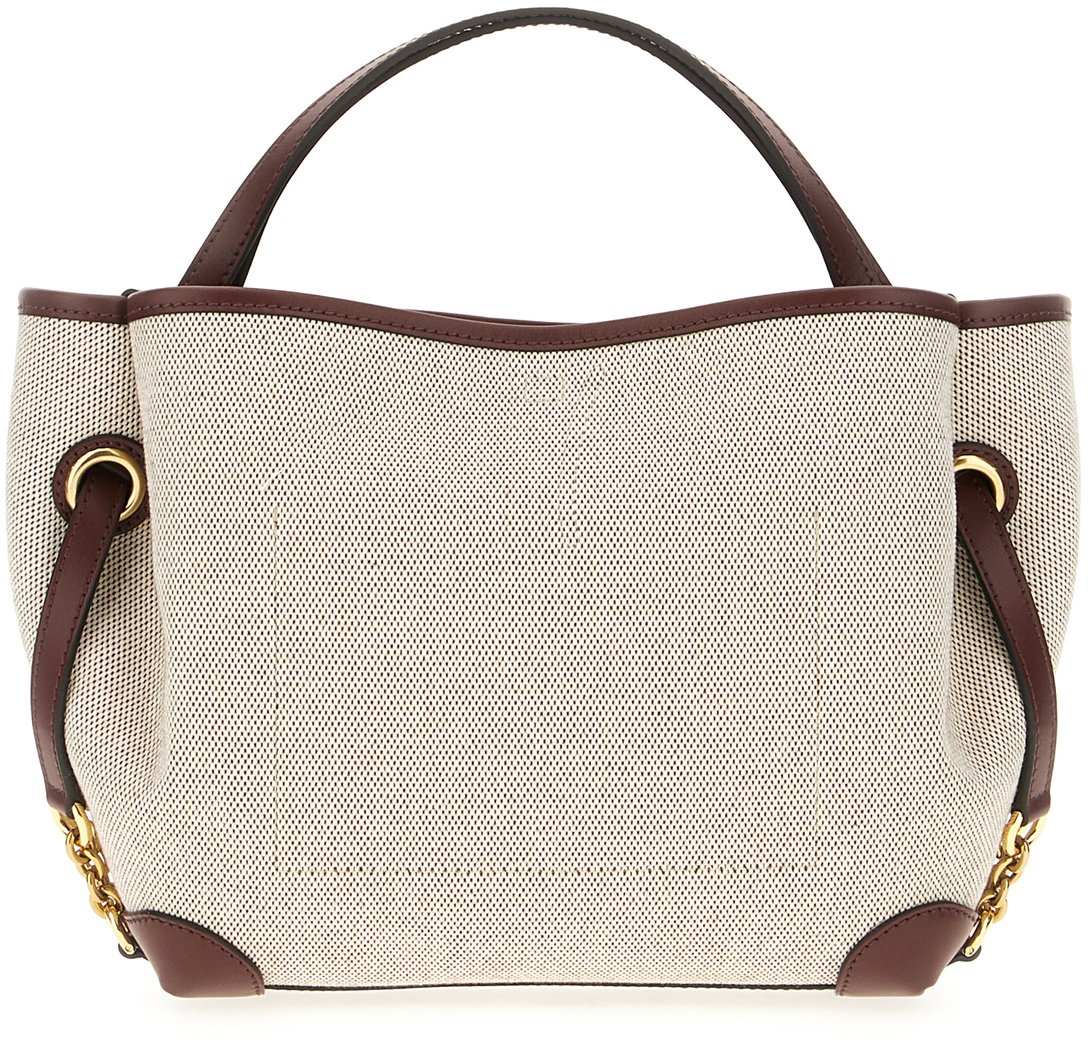 Chloé Chloe Beige canvas handbag Neutraal