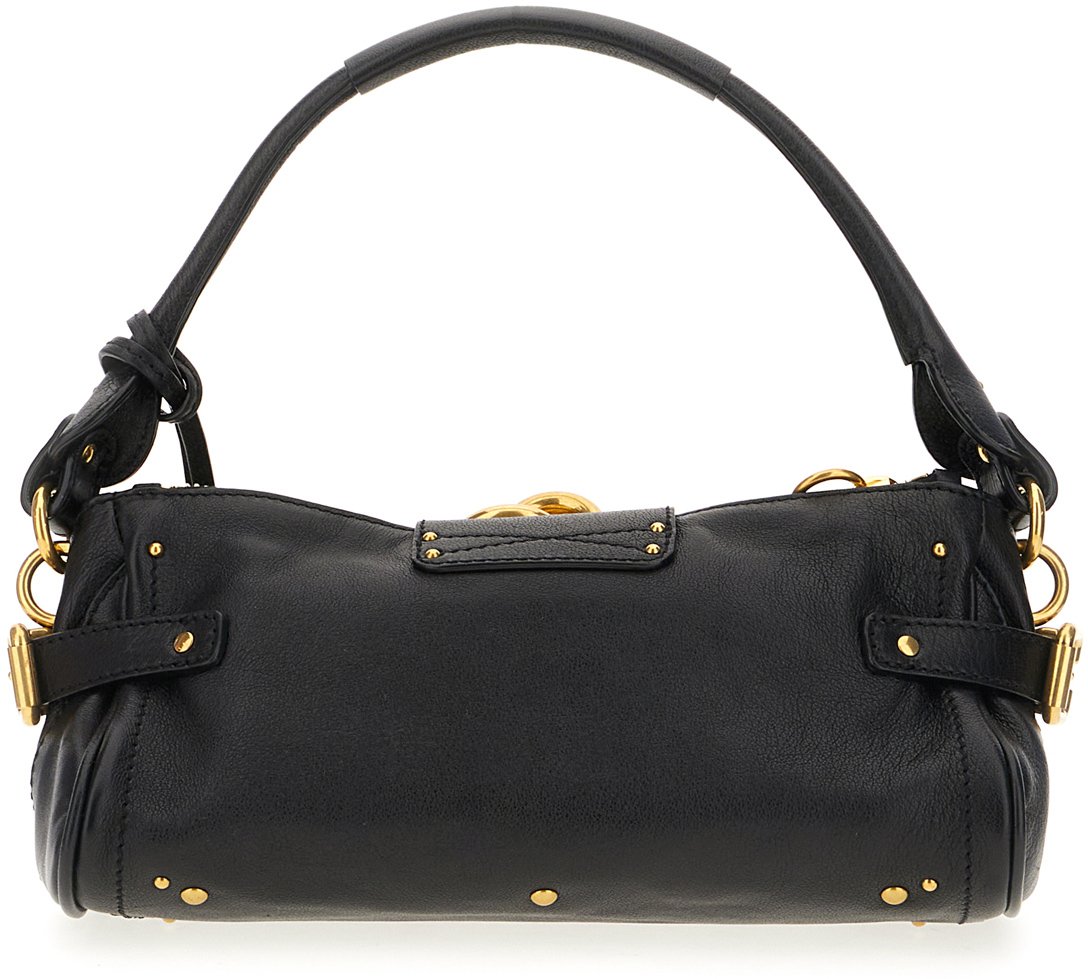 Chloé Chloe Black leather Paddington shoulder bag Zwart