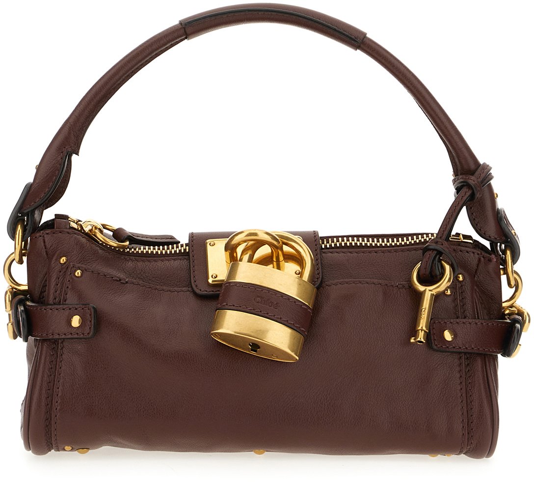 Chloé Chloe Chocolate leather Paddington shoulder bag Bruin