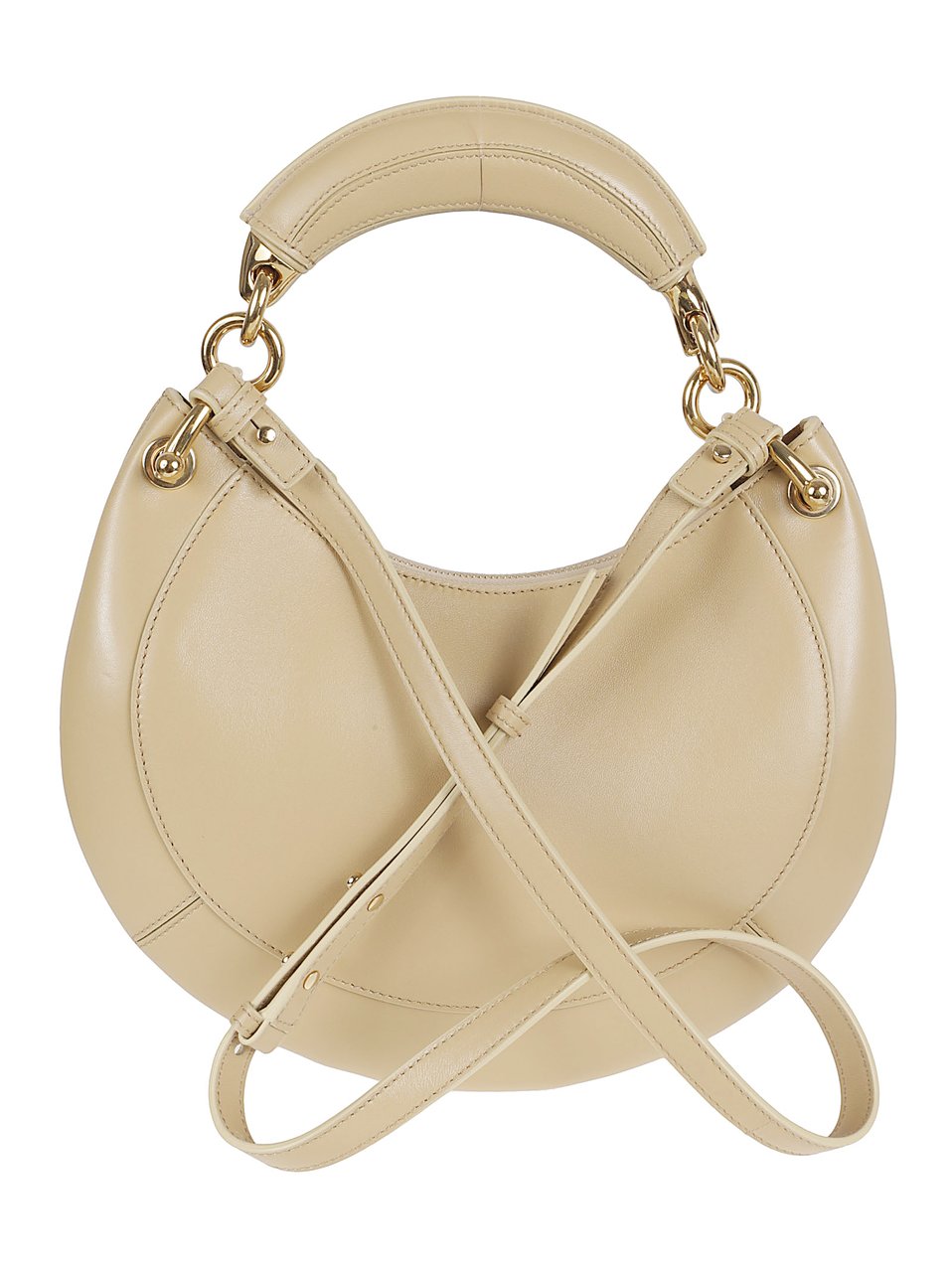 Chloé Crescent-Shaped Handbag Crafted Neutraal