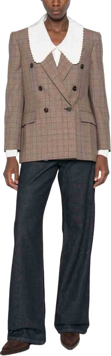 Chloé Jackets Brown Taupe
