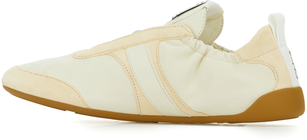 Chloé Chloe Ivory leather Kick sneakers Neutraal