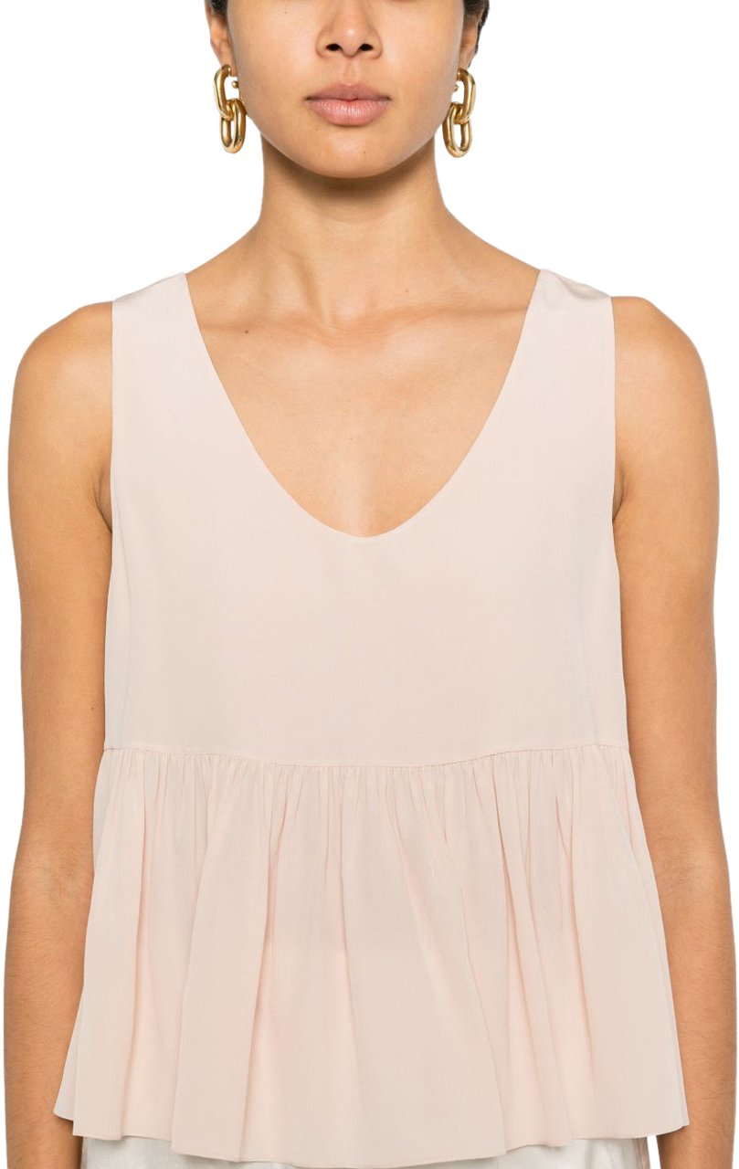 Chloé Top Powder Roze