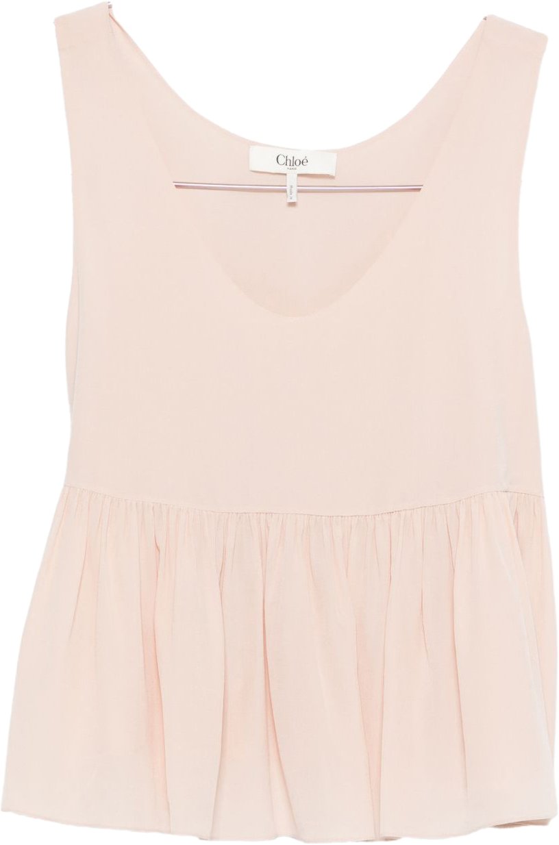 Chloé Top Powder Roze