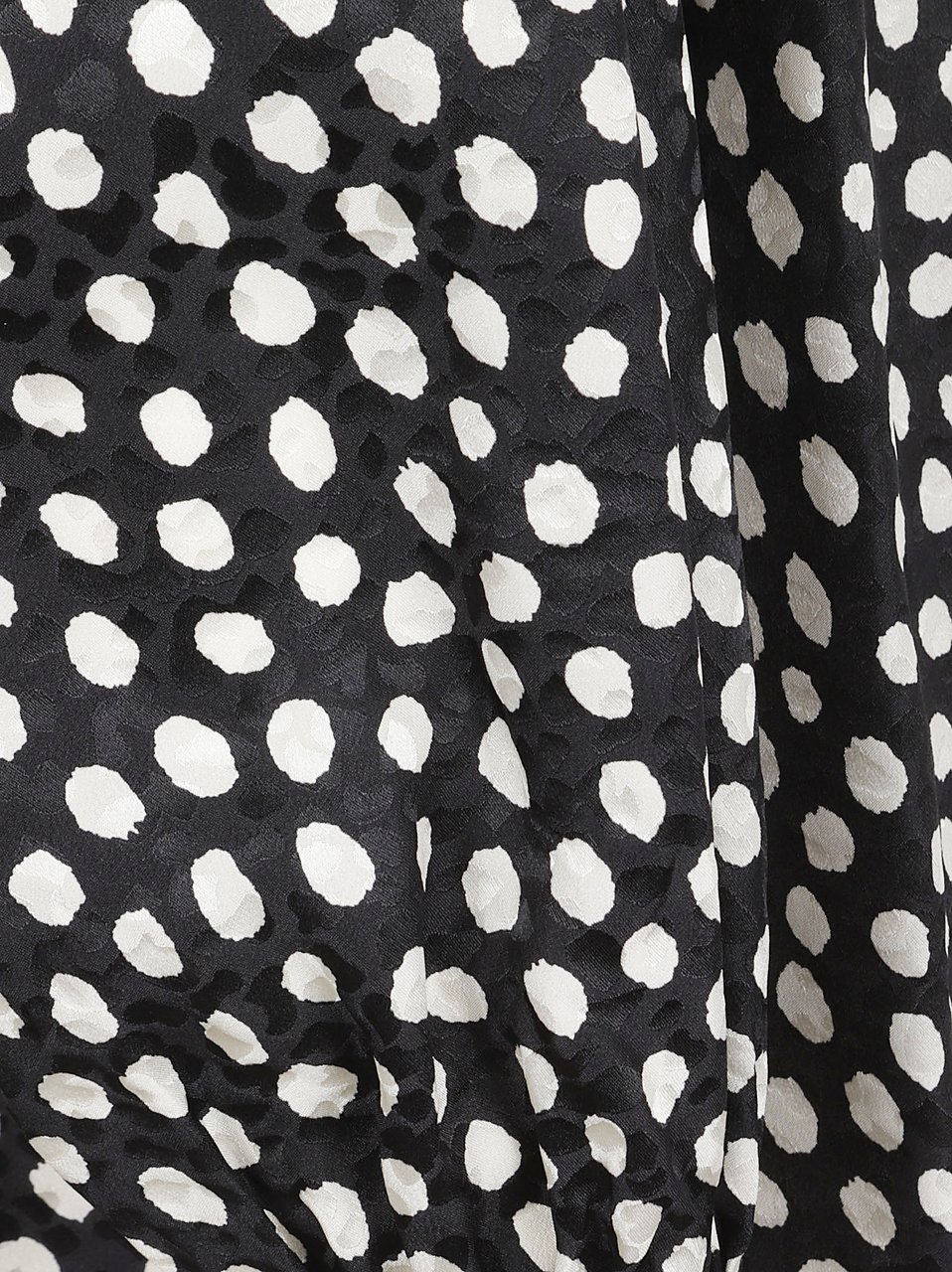 Chloé Silk Jacquard Blouse with Ruffles Grijs