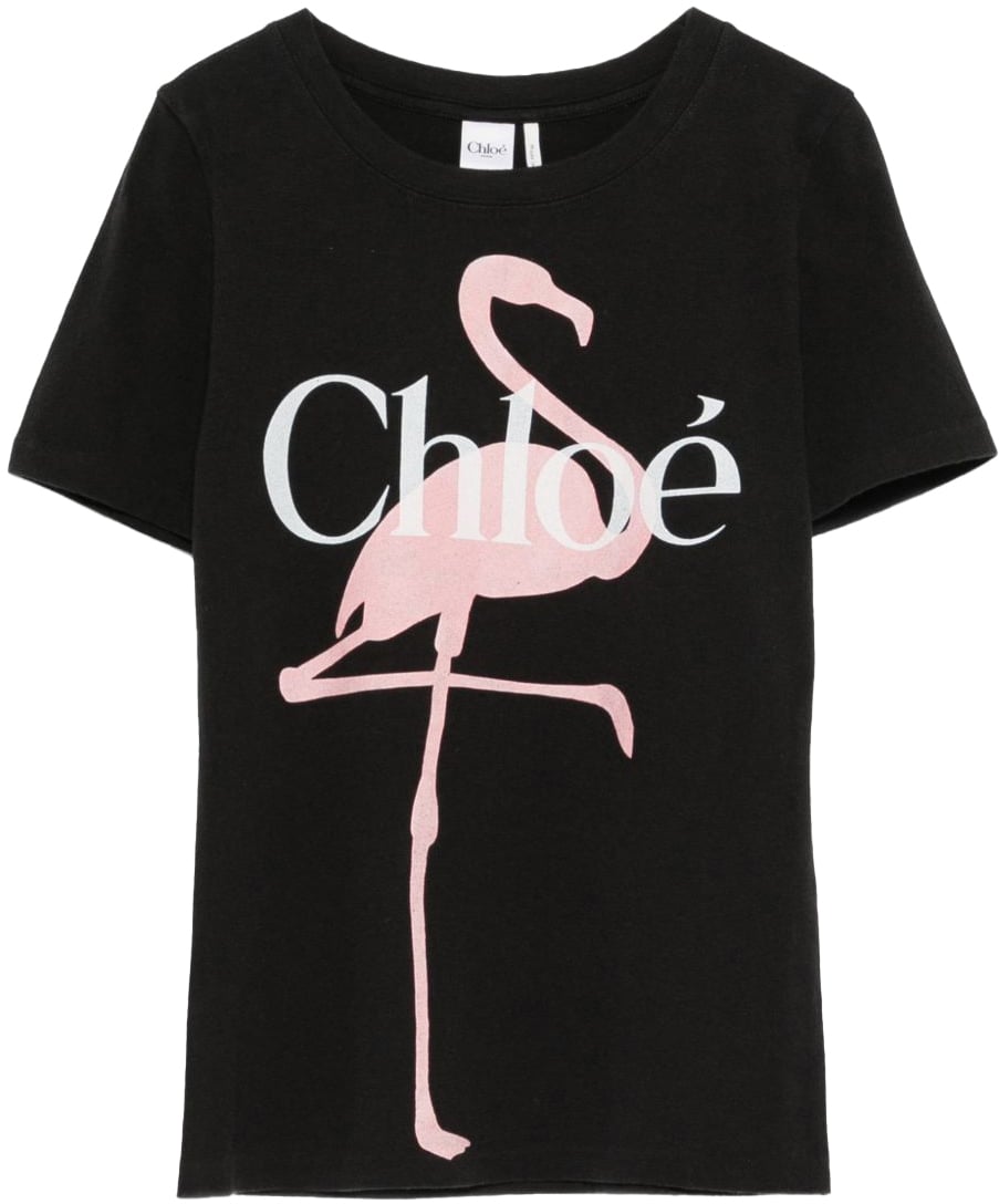 Chloé T-Shirts And Polos Black Zwart