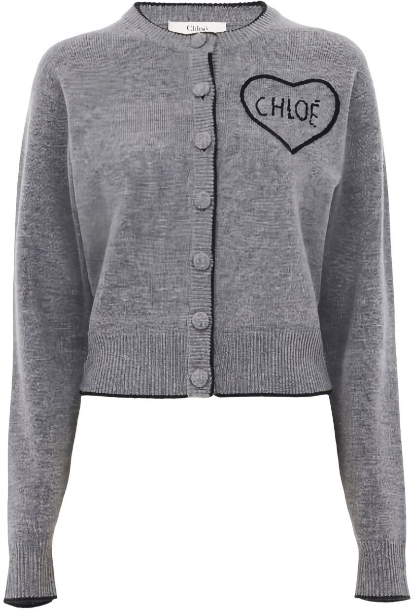 Chloé Sweaters Grey Grijs