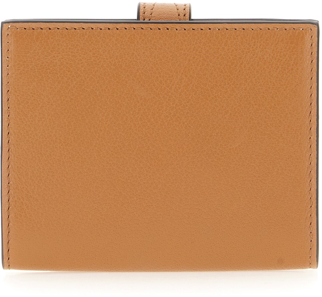 Chloé Chloe Camel leather Paddington wallet Bruin