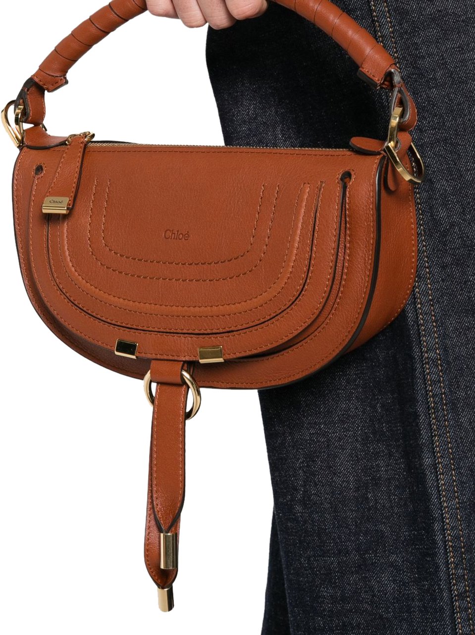 Chloé Bags Leather Brown Bruin