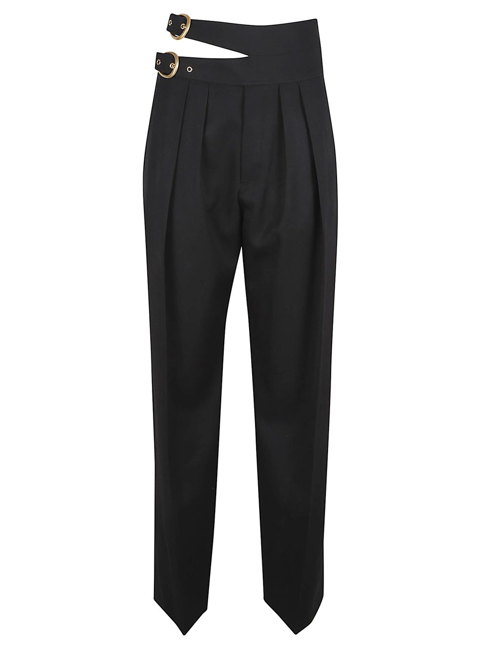 Chloé High-Waisted Tailored Trousers Zwart