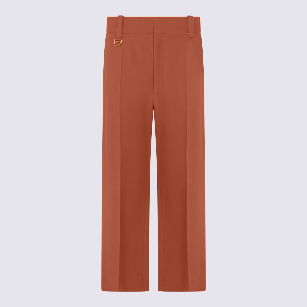 Chloé High-Waisted Wide-Leg Trousers Bruin