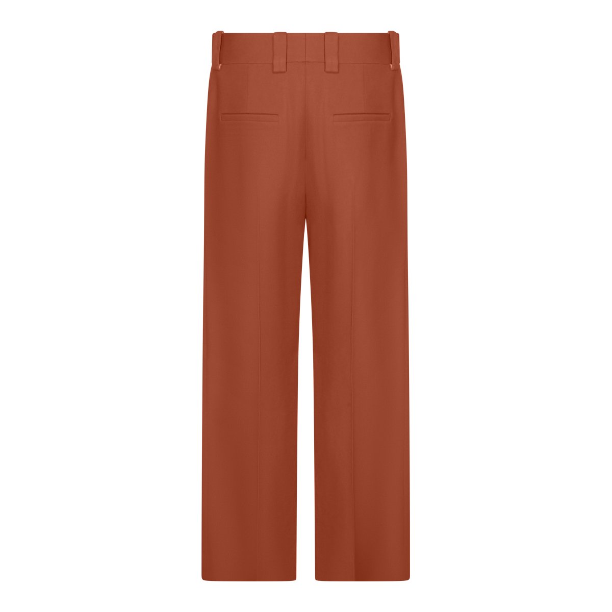 Chloé High-Waisted Wide-Leg Trousers Bruin
