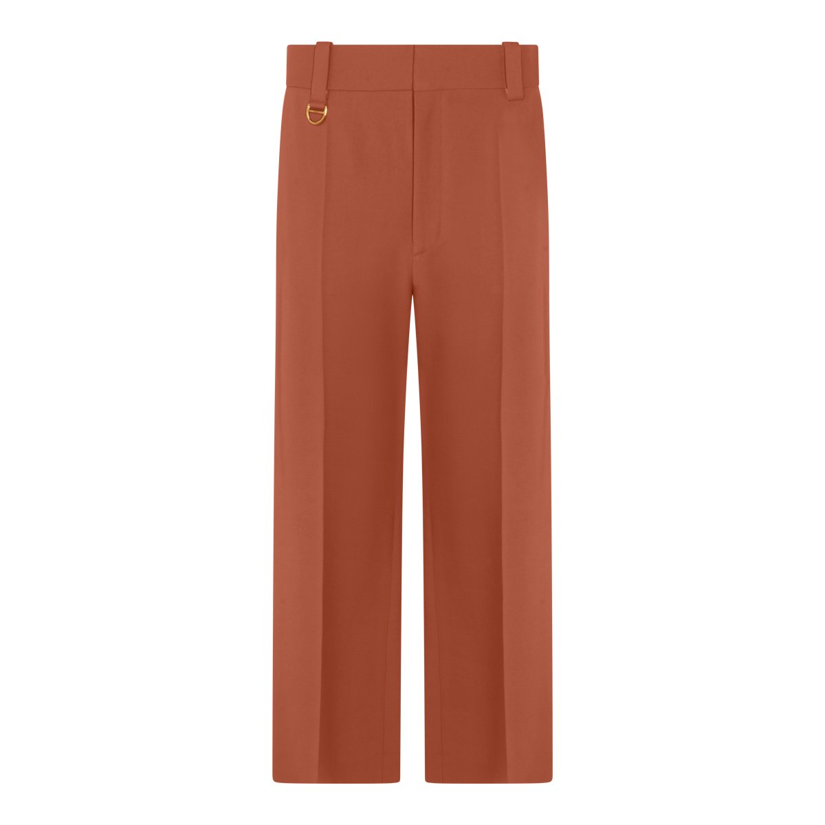 Chloé High-Waisted Wide-Leg Trousers Bruin