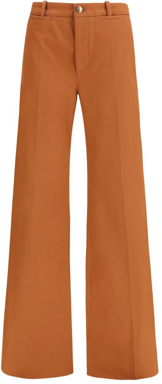 Chloé Trousers Marrone Chiaro Bruin
