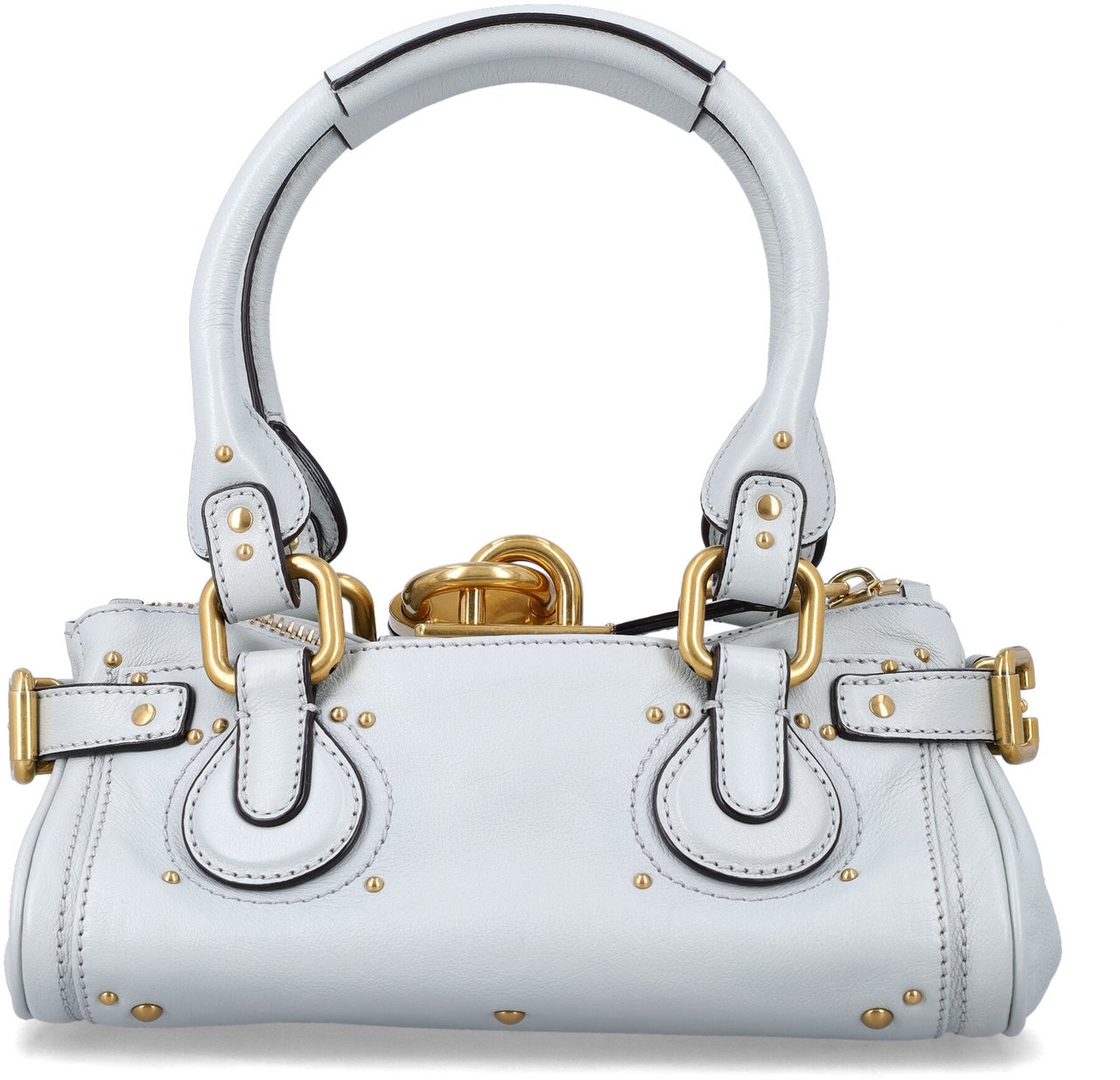 Chloé Chloé small Paddington grained leather bag Blauw