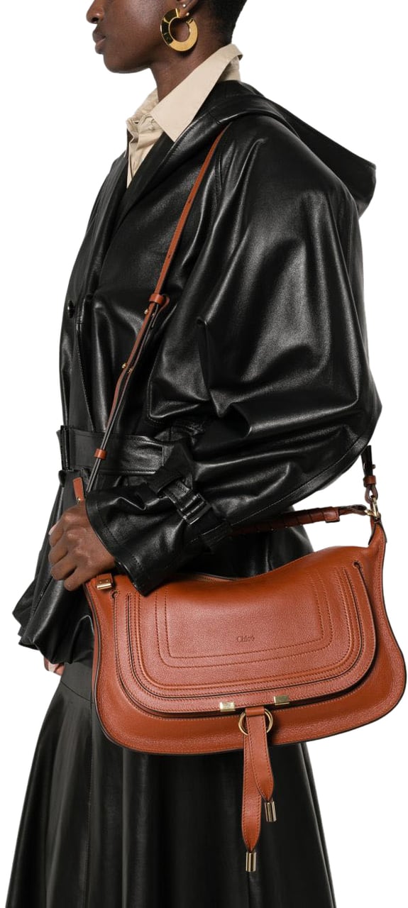 Chloé Bags Leather Brown Bruin