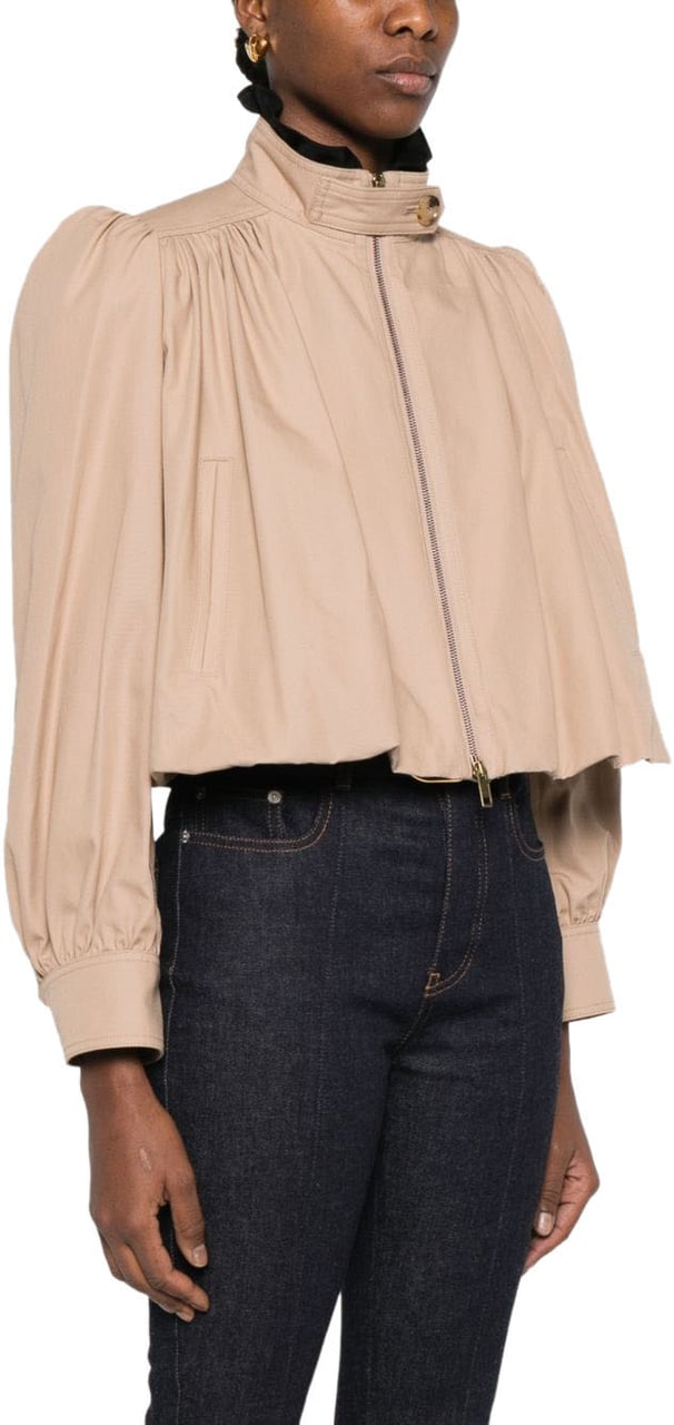 Chloé Coats Beige Beige