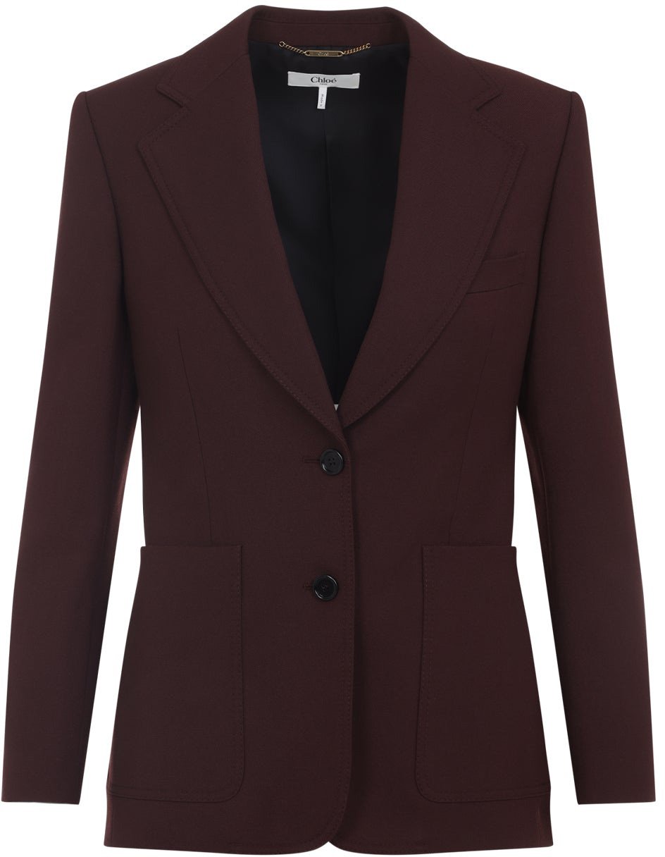 Chloé Chloe Wool Jacket Divers